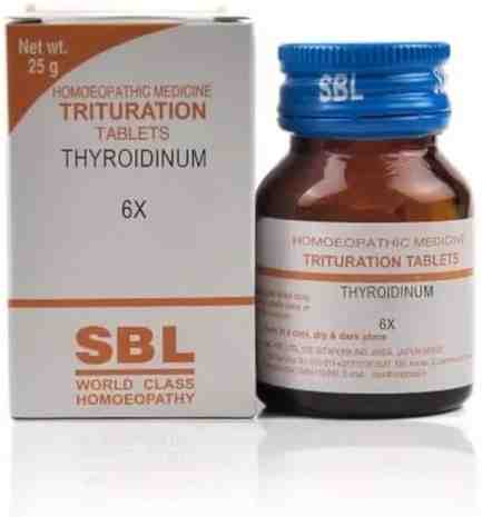 SBL Thyroidinum Trituration Tablet 6X (25G)