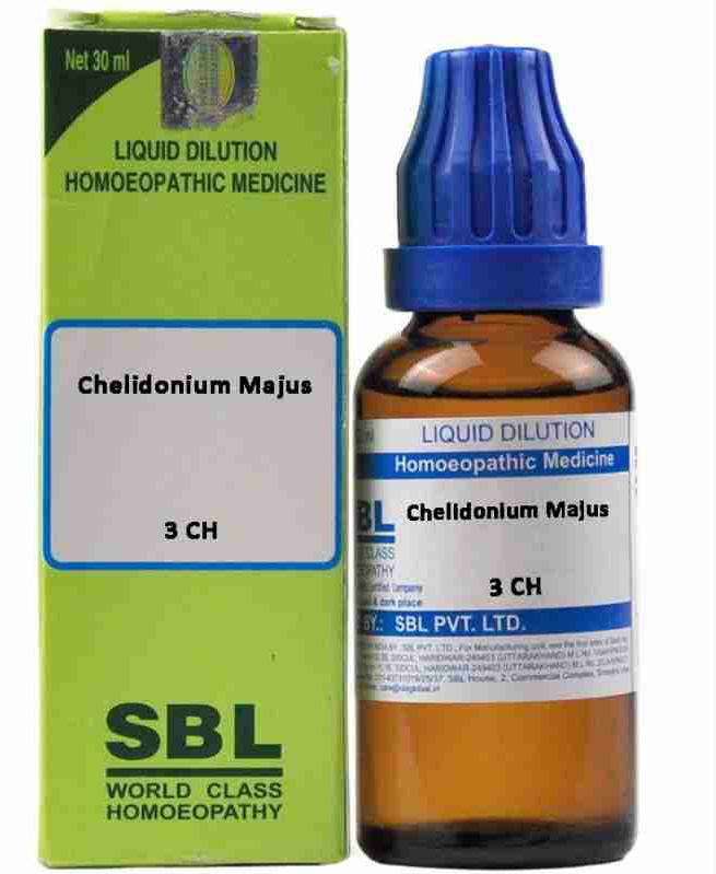 SBL Chelidonium Majus Dilution 3 CH