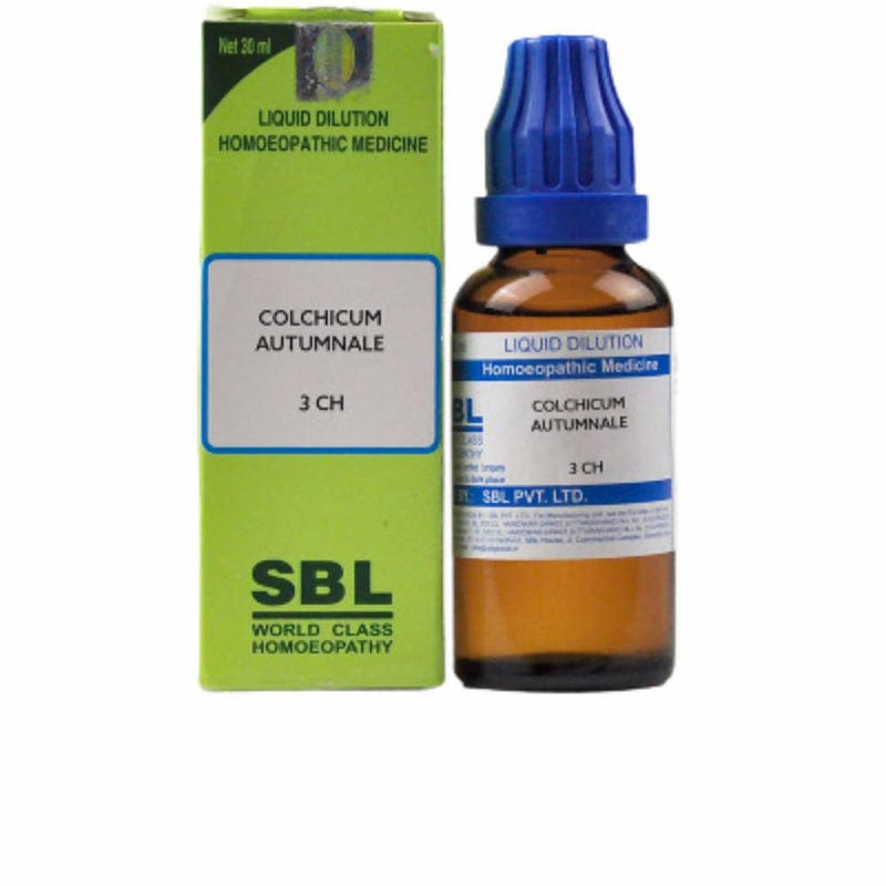 SBL Homeopathy Colchicum Autumnale Dilution - 3 CH