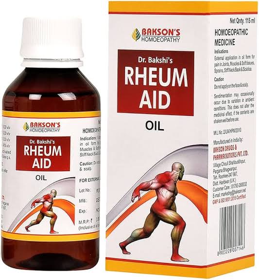 Bakson's Homoeopathy Rheum Aid Oil